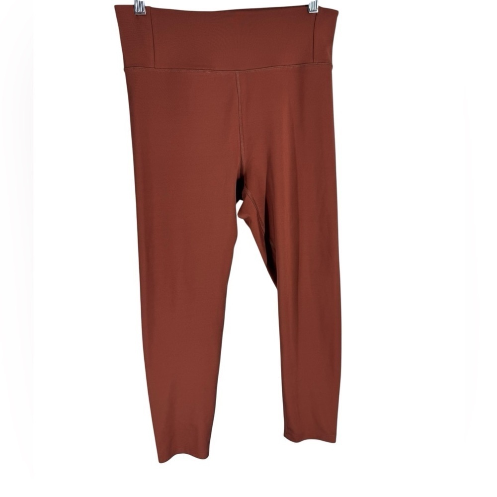 Girlfriend Collective Orange High rise cropped leggings size XL